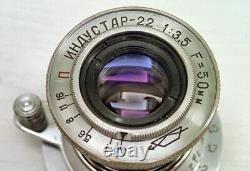 Industar 22 3,5/50 Vintage Lens mount M39 USSR Copy Leitz Elmar Canon Sony Leica