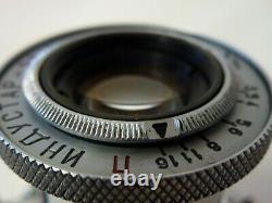Industar-22 50mm f/3.5 Leitz Elmar Soviet Copy Collapsible Lens M39 Zorki Leica