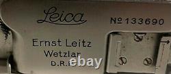 LEICA- D. R. P. Ernst Leitz Wetzlar Camera No. 133690 Plus Lens and Case