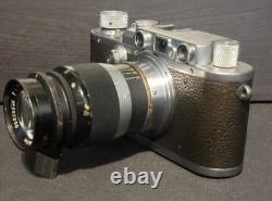 LEICA DRP Ernst Leitz Wetzlar #178991 w Leitz Wetzlar Elmar f=9cm/90mm 14 lens