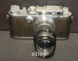 LEICA DRP Ernst Leitz Wetzlar #178991 w Leitz Wetzlar Elmar f=9cm/90mm 14 lens