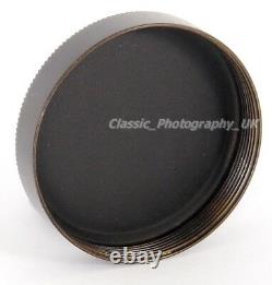 LEICA L39 / LTM BRASS-Black-Paint Lens Cap LEITZ for Summicron SUMMAR Elmar 5cm