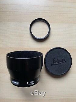 LEICA Leitz 135mm Tele-Elmar f4 Black 11-851 with box and case