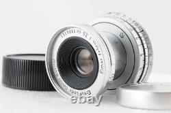 LEICA? Leitz Elmar M 50mm f3.5? 3rd? Silver Lens From JAPAN 106