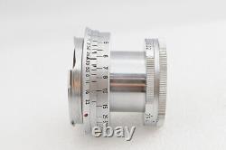 LEICA? Leitz Elmar M 50mm f3.5? 3rd? Silver Lens From JAPAN 106