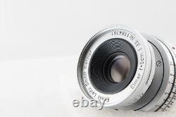 LEICA? Leitz Elmar M 50mm f3.5? 3rd? Silver Lens From JAPAN 106