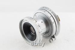 LEICA? Leitz Elmar M 50mm f3.5? 3rd? Silver Lens From JAPAN 106