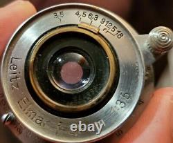 LEITZ Elmar Leica Coated SM 3.5cm f3.5 #653775 ll