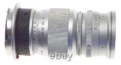 LEITZ M BAYONET MOUNT ELMAR 14 f=9cm LEICA CAMERA LENS 14/90mm CHROME VERSION