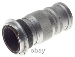 LEITZ M BAYONET MOUNT ELMAR 14 f=9cm LEICA CAMERA LENS 14/90mm CHROME VERSION