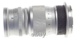 LEITZ M BAYONET MOUNT ELMAR 14 f=9cm LEICA CAMERA LENS 14/90mm CHROME VERSION