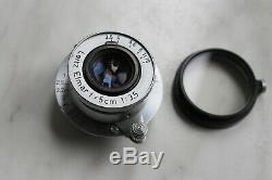 Leica 5cm (50mm) f3.5 Leitz Elmar Collapsible LTM M39 filter ser. N. 688607 late