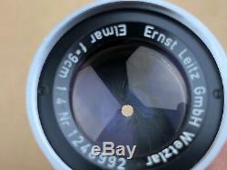 Leica 9cm Elmar M39 Screw Mount 90mm F/4 Ernst Leitz gmbH Wetzar Lens