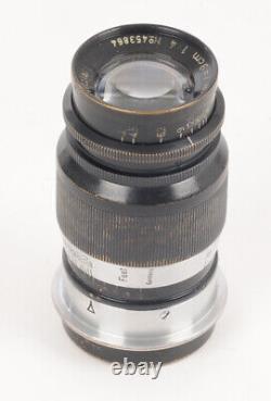 Leica Black Paint Elmar f=9cm f14 / Lens by LEITZ Wetzlar M39 Fit (0518BL)