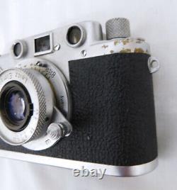 Leica DRP Ernst Leitz Wetzlar #505836 Camera Leitz Elmar f=5cm 13.5 Lens withcase