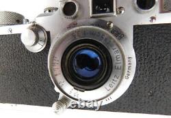 Leica DRP Ernst Leitz Wetzlar #505836 Camera Leitz Elmar f=5cm 13.5 Lens withcase