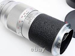 Leica Elmar 135mm F4 Telephoto Prime Lens for Leica M Silver Leitz from Japan