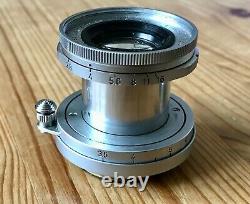 Leica Elmar 50mm f2.8 L39 Screw Fitting Collapsible Lens Leitz 1958