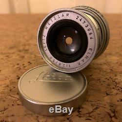 Leica Elmar-M 50 mm f/2.8 Leitz Elmar wunderschöner Zustand! 15 Lamellen