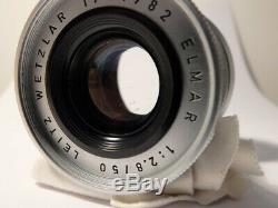 Leica Elmar M Leitz Wetzlar 50mm F/2.8 Collapsible M mount Chrome