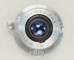 Leica Ernst Leitz 5cm f/3.5 Elmar Collapsable LTM Lens MUST READ! (7297)