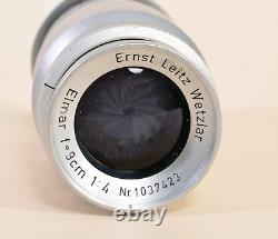 Leica Ernst Leitz Wetzlar 9cm f/4 Elmar (90mm) lens Please read