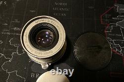 Leica Ernst Leitz Wetzlar Elmar 50mm 5cm 12.8 LTM Mount Prime Lens #1494975