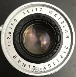 Leica Ernst Leitz Wetzlar Elmar 50mm F/2.8 12.8/50 VTG Prime Lens EXC++ Read