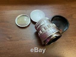 Leica Ernst Leitz Wetzlar Summicron 5cm 50mm 12 Rigid M Mount Prime Lens Mint
