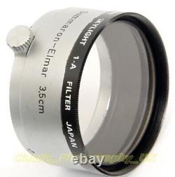 Leica FOOKH Summaron-Elmar 3.5cm ft LEITZ Wetzlar 12505 Lens Hood + E40.5 FILTER