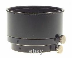 Leica Fikus Black Paint Lens Hood Shade Hektor 5 Elmar Rare Collapsible Nickel