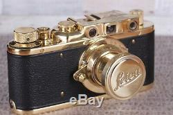 Leica II D Berlin 1936 Camera lens Leitz Elmar Vintage Exclusive\ Fed Zorki copy