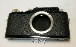 Leica II D Black with Leitz Elmar 50mm f3.5 Lens