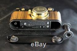 Leica II(D) Kriegsmarine WWII Vintage Russian Camera + M39 Lens Leitz Elmar NICE