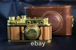Leica II(D) Wiking WWII Russian EXC! Gold Camera + lens Leitz Elmar 13.5 f=5cm