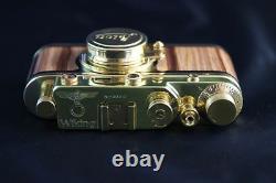 Leica II(D) Wiking WWII Russian EXC! Gold Camera + lens Leitz Elmar 13.5 f=5cm