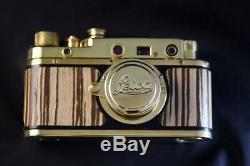 Leica II(D) Wiking WWII Vintage Russian GOLD Camera + lens Leitz Elmar 13.5 f=5