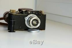 Leica II DRP Black Edition 1932 RANGEFINDER Film Camera withs lens Leitz Elmar EXC