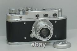 Leica II K. M. Vintage Camera WW II 35MM lens Leitz Elmar