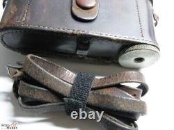 Leica II Leather Bag Braun Original Leitz Wetzlar Germany for Elmar Lens