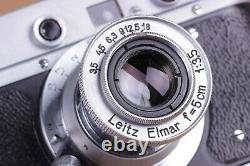 Leica II Silver Kriegsmarine Camera lens Leitz Elmar Exclusive (Fed Zorki copy)