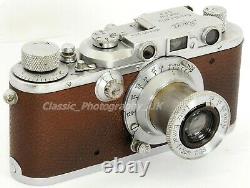 Leica III 35mm Rangefinder Made by LEITZ 1934 + Elmar f=5cm 13.5 Lens 1936