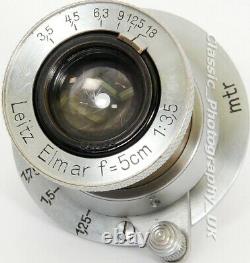 Leica III 35mm Rangefinder Made by LEITZ 1934 + Elmar f=5cm 13.5 Lens 1936