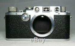Leica III F Red Dial Rangefinder Camera with Leitz Elmar 35mm f3.5 Lens