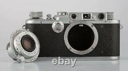 Leica III a chrom Baujahr 1936 + Leitz Elmar 3,5/5cm SHP 66030