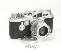 Leica IIIG LTM Rangefinder M39 No. 892492 with Lens Leitz Elmar 2.8/50mm Boxed