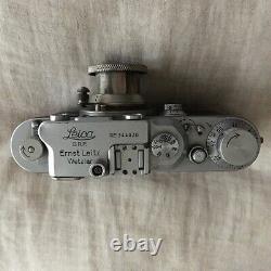 Leica IIIb camera Ernst Leitz Wetzlar Elmar lens f=5cm 13.5 serial 344020 case