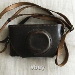 Leica IIIb camera Ernst Leitz Wetzlar Elmar lens f=5cm 13.5 serial 344020 case