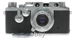 Leica IIIf RF 35mm film camera Leitz Elmar f=5cm 13,5 vintage self timer