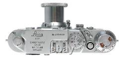 Leica IIIf RF 35mm film camera Leitz Elmar f=5cm 13,5 vintage self timer